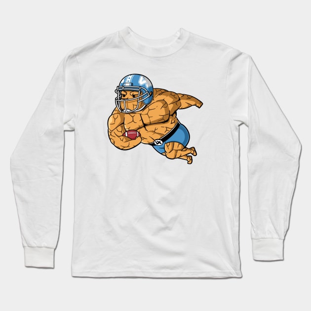 Sporty Buddy - Football Long Sleeve T-Shirt by flyingmouse365